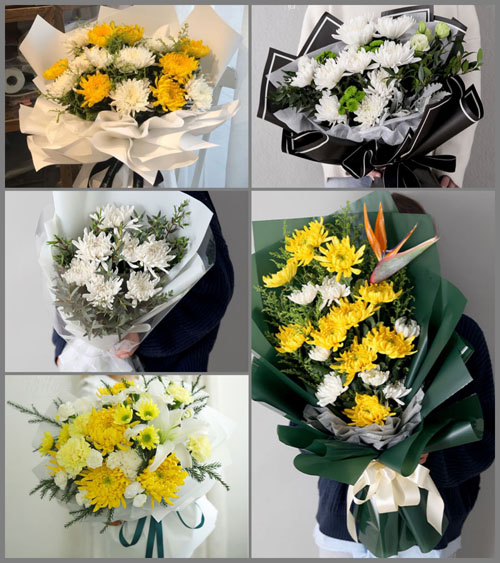 贵州毕节市黔西县定新乡元田村白事花束代送
